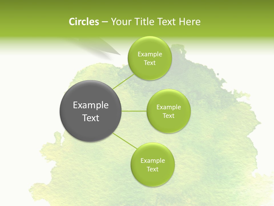 Watercolor Painting Brush PowerPoint Template