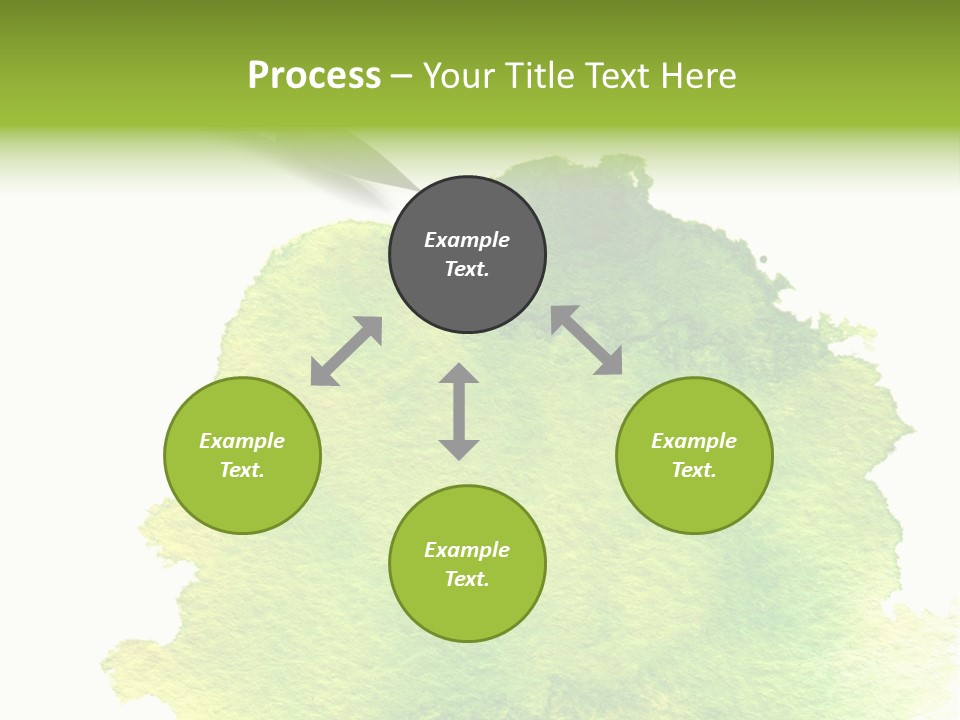 Watercolor Painting Brush PowerPoint Template