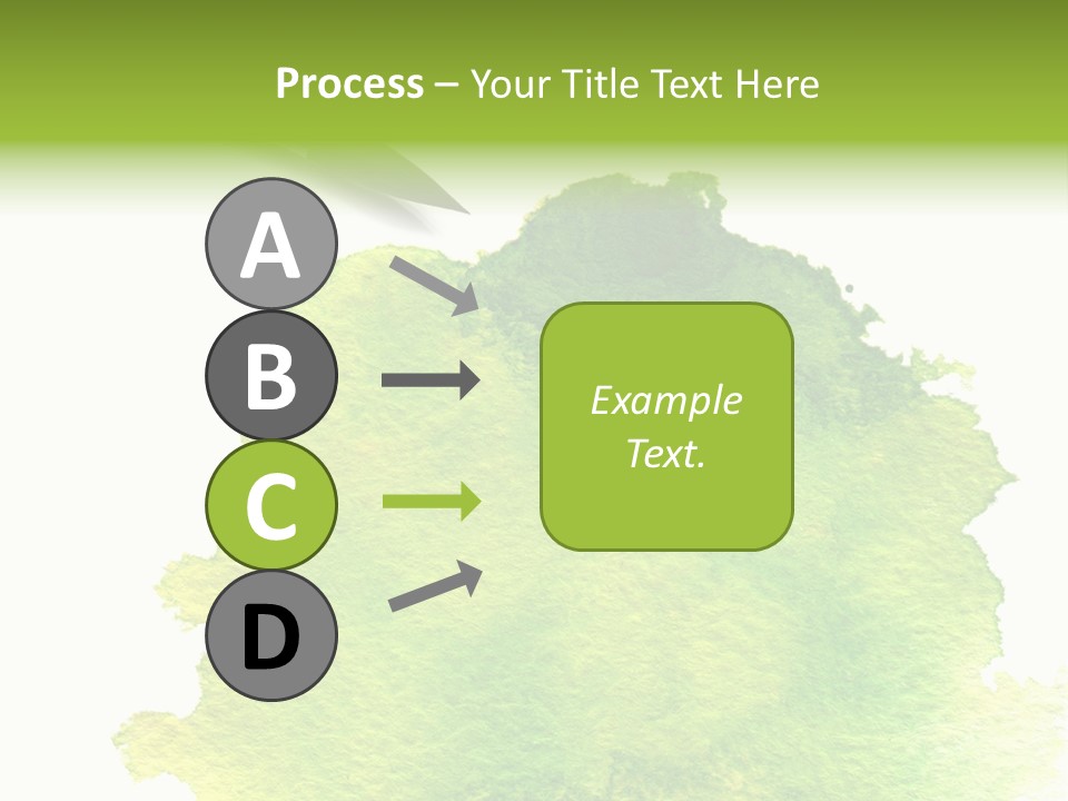 Watercolor Painting Brush PowerPoint Template