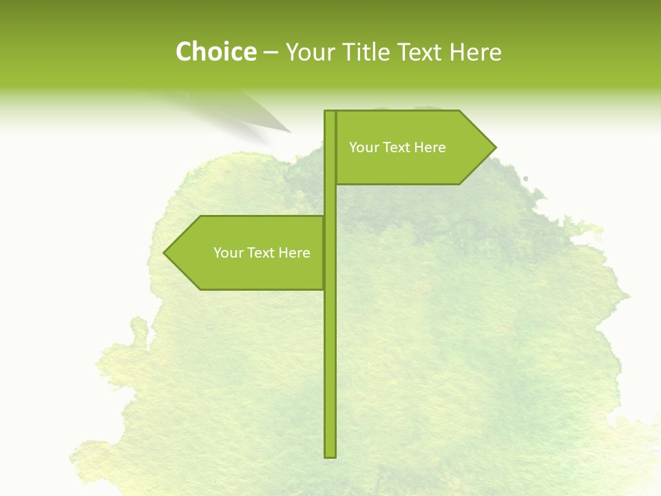 Watercolor Painting Brush PowerPoint Template