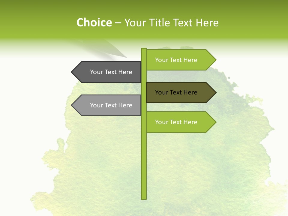 Watercolor Painting Brush PowerPoint Template