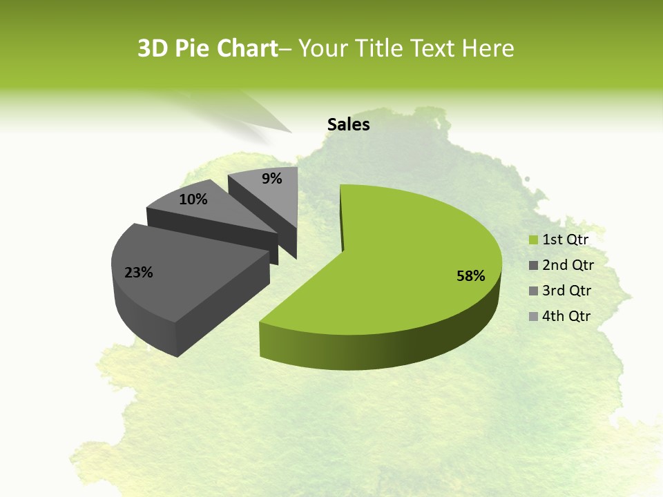 Watercolor Painting Brush PowerPoint Template