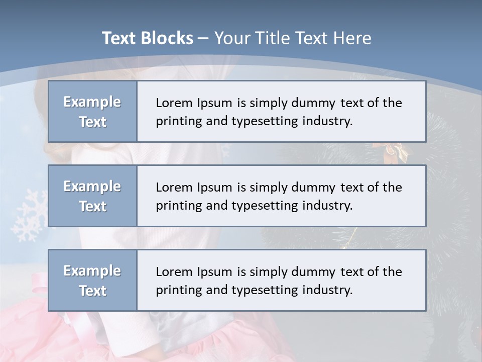 Fishnet Snowflake Gold PowerPoint Template