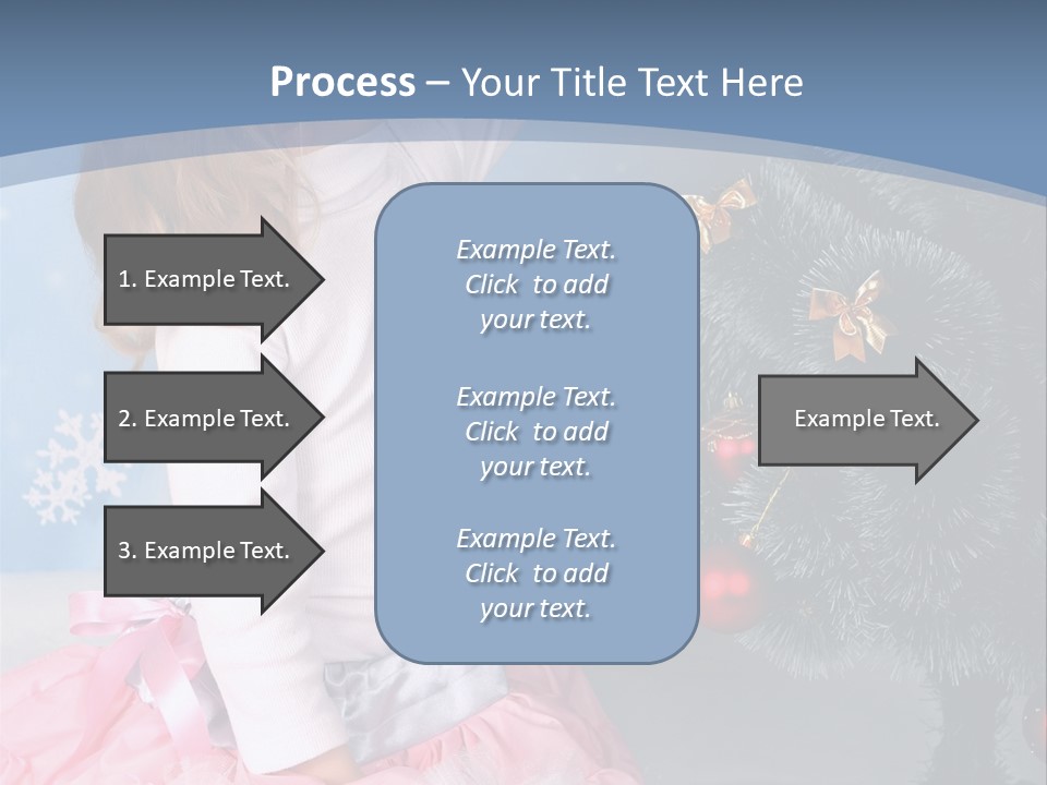 Fishnet Snowflake Gold PowerPoint Template