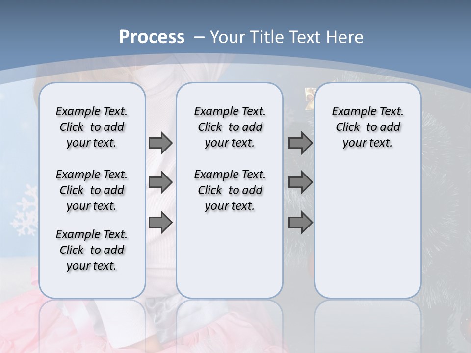 Fishnet Snowflake Gold PowerPoint Template