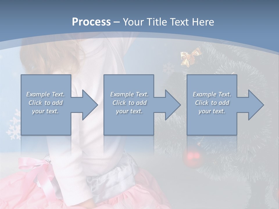 Fishnet Snowflake Gold PowerPoint Template