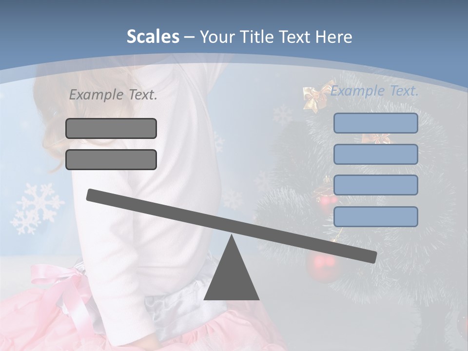 Fishnet Snowflake Gold PowerPoint Template