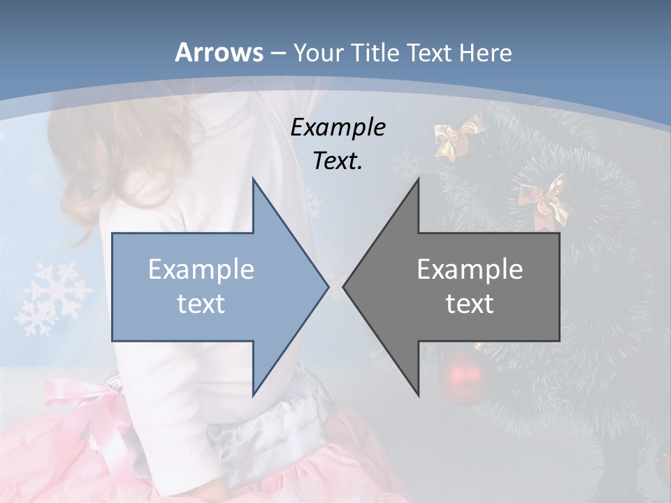 Fishnet Snowflake Gold PowerPoint Template