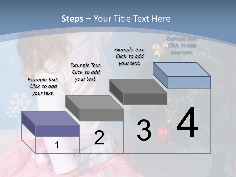 Fishnet Snowflake Gold PowerPoint Template