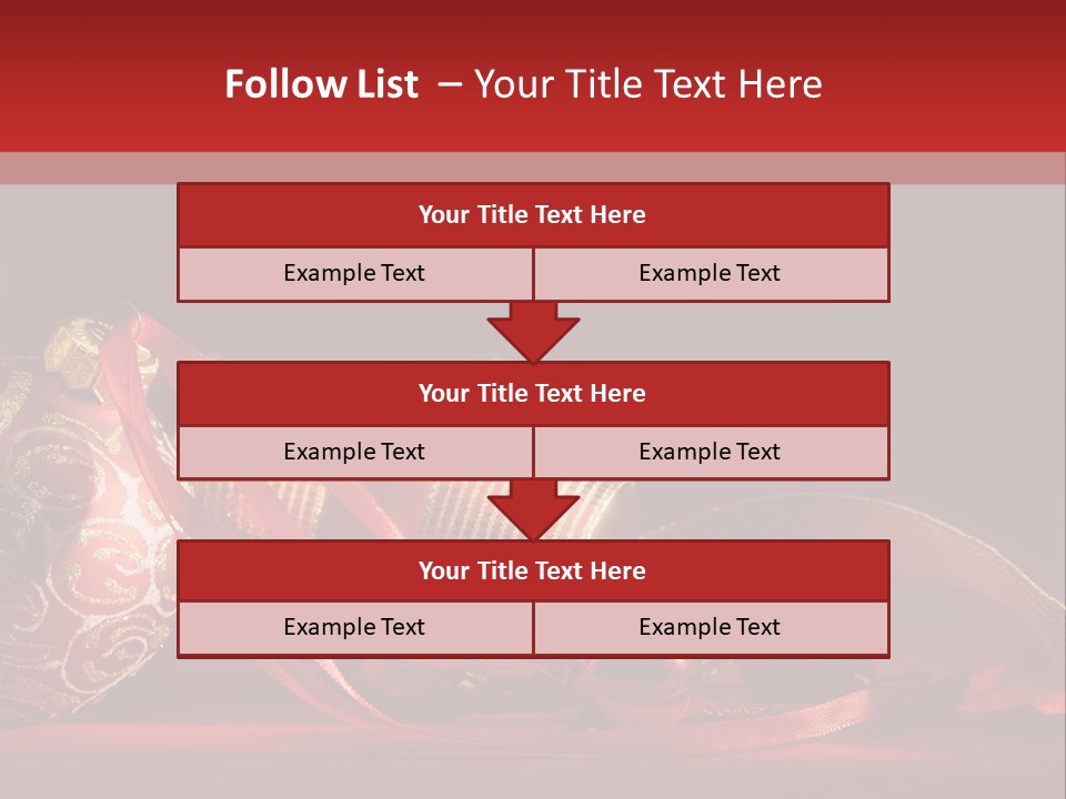 Christmas Balls Red PowerPoint Template