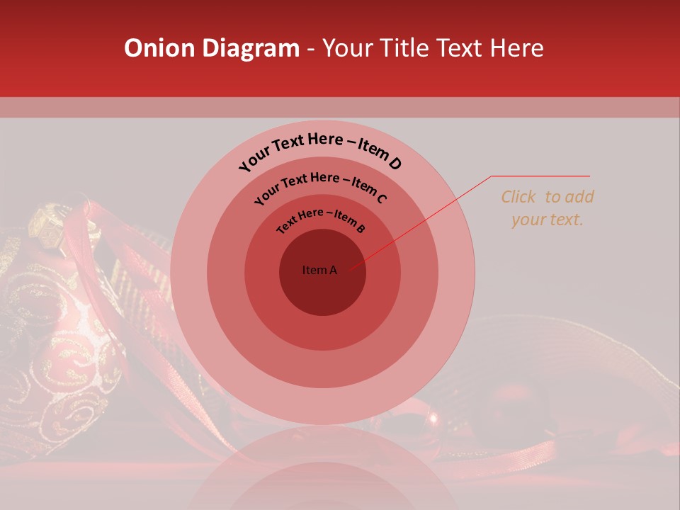 Christmas Balls Red PowerPoint Template