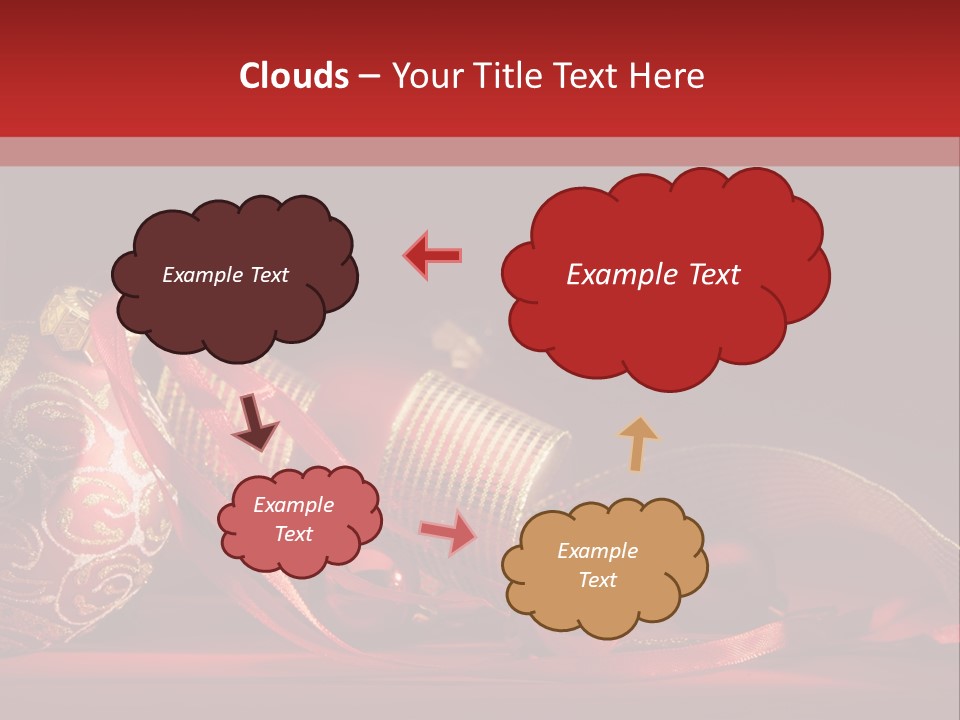 Christmas Balls Red PowerPoint Template