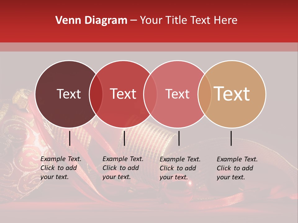 Christmas Balls Red PowerPoint Template