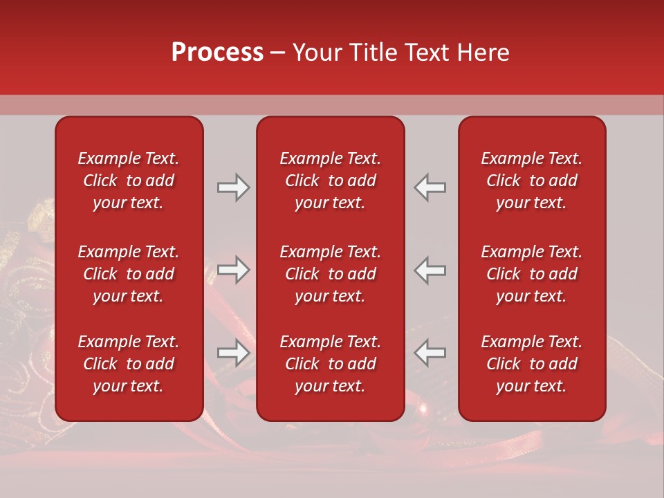 Christmas Balls Red PowerPoint Template
