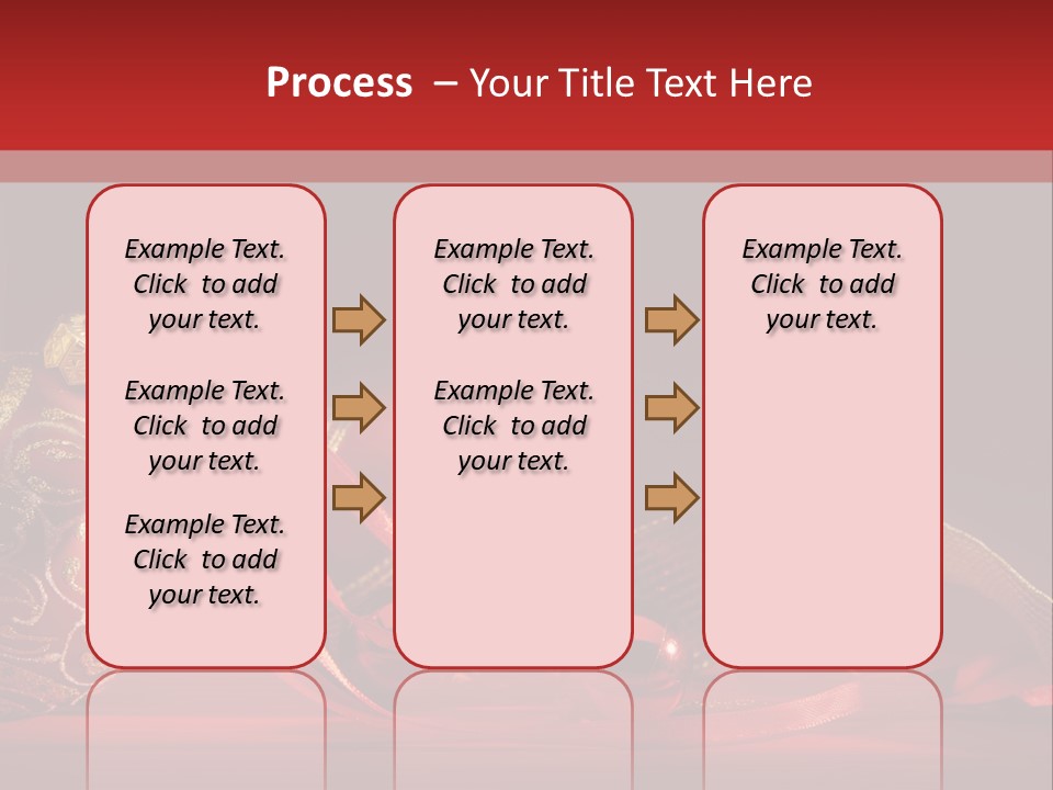 Christmas Balls Red PowerPoint Template