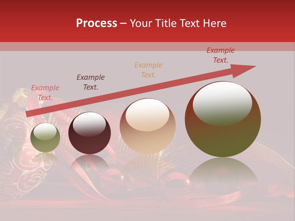 Christmas Balls Red PowerPoint Template
