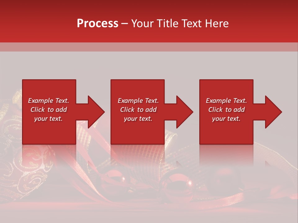 Christmas Balls Red PowerPoint Template
