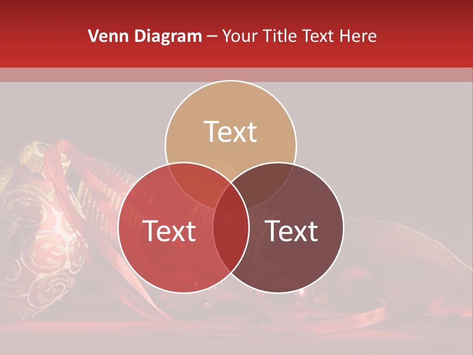Christmas Balls Red PowerPoint Template