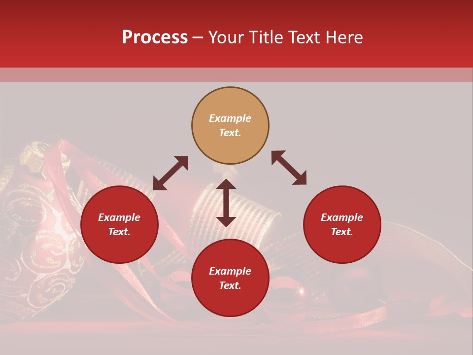 Christmas Balls Red PowerPoint Template