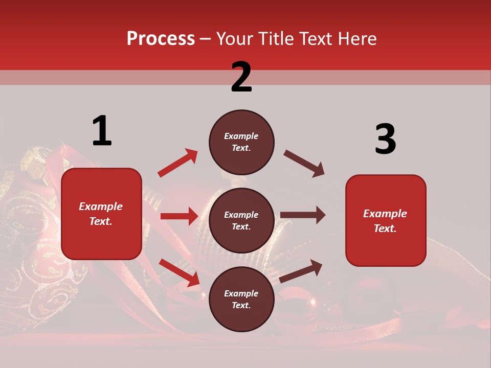 Christmas Balls Red PowerPoint Template