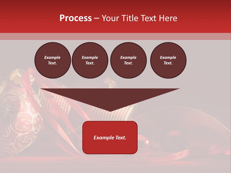 Christmas Balls Red PowerPoint Template