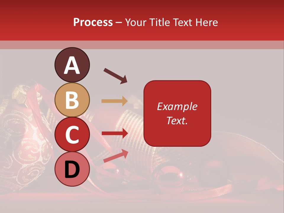 Christmas Balls Red PowerPoint Template