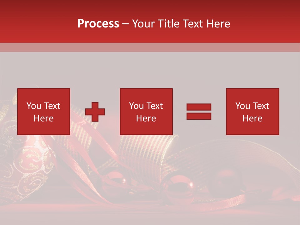 Christmas Balls Red PowerPoint Template