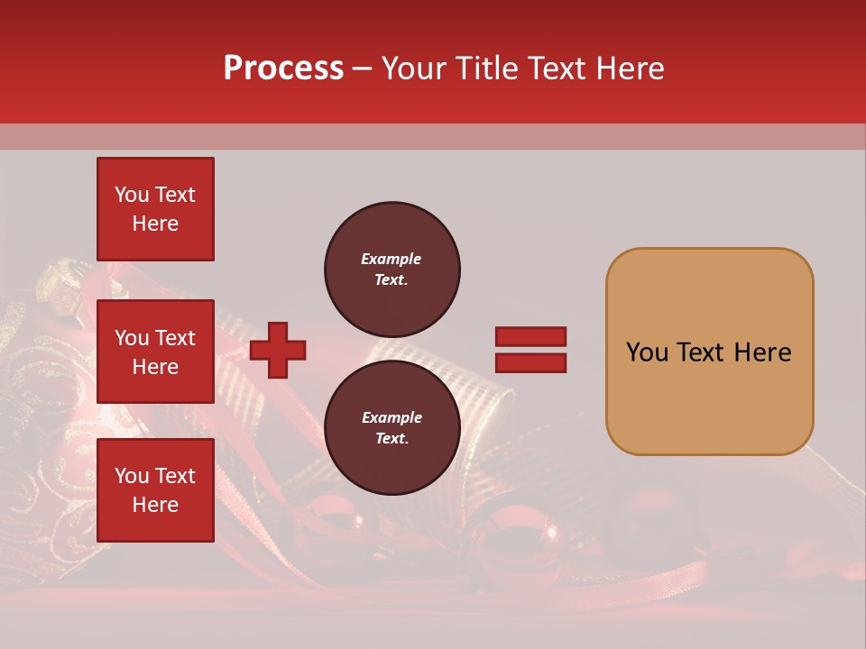 Christmas Balls Red PowerPoint Template