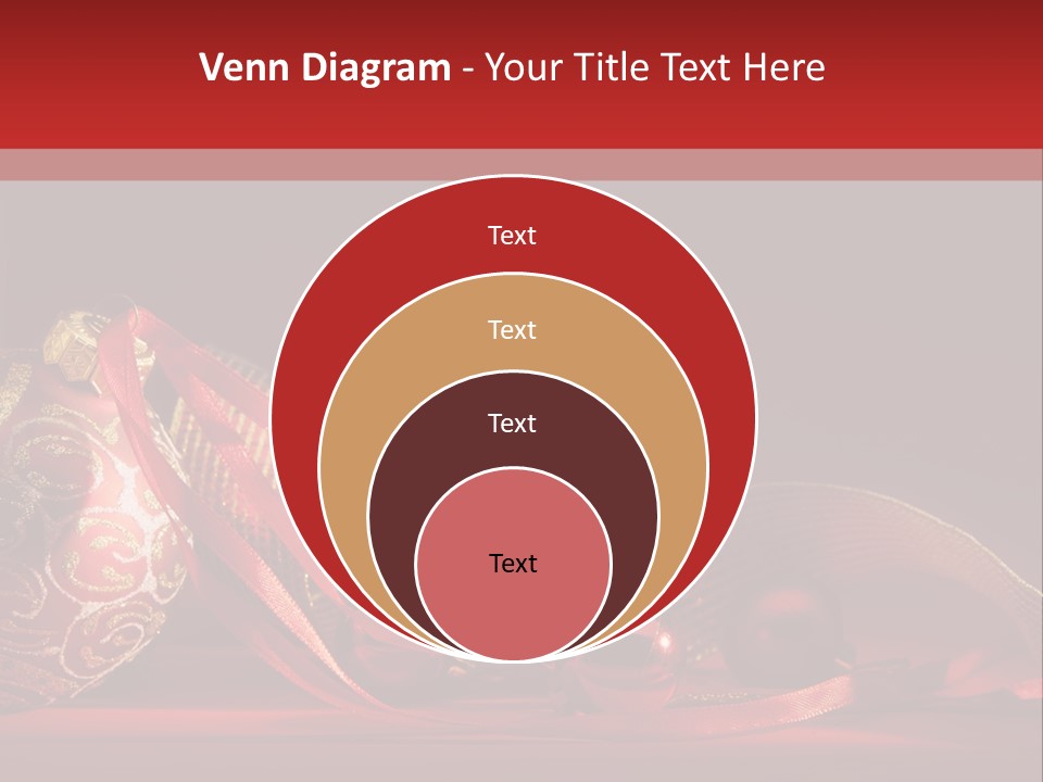 Christmas Balls Red PowerPoint Template