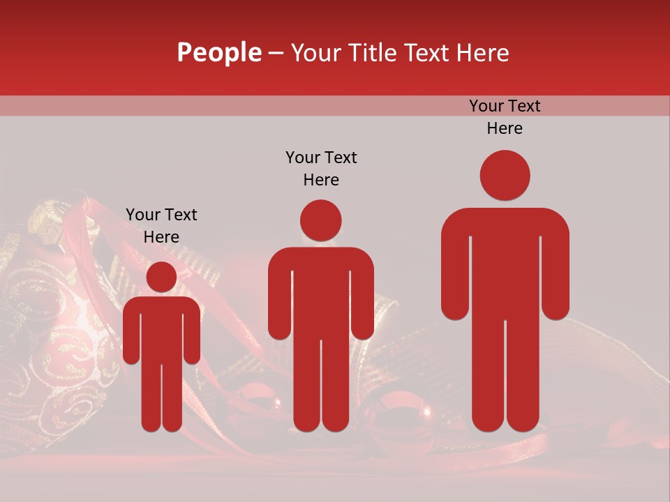 Christmas Balls Red PowerPoint Template