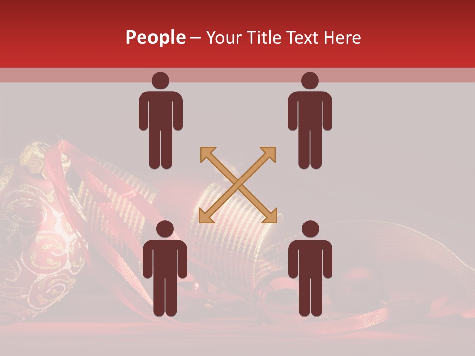 Christmas Balls Red PowerPoint Template