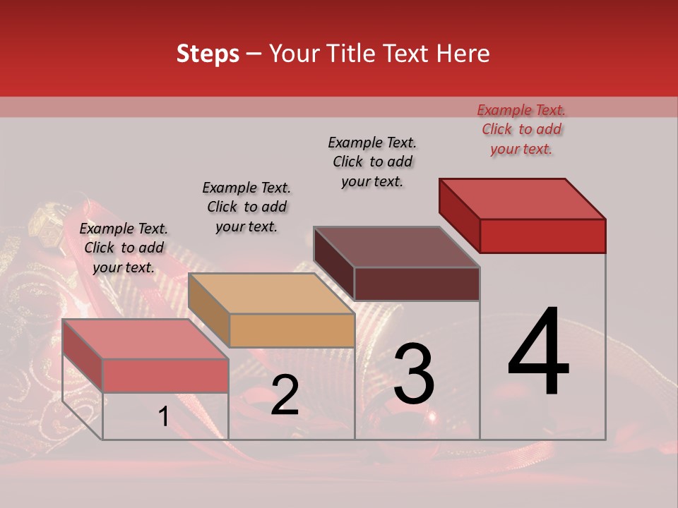 Christmas Balls Red PowerPoint Template