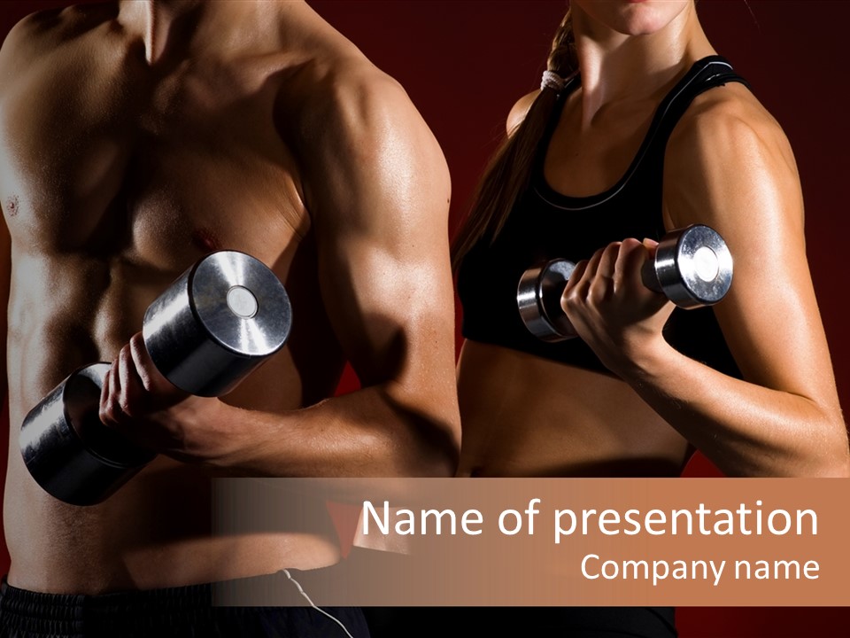 Weight Training PowerPoint Template