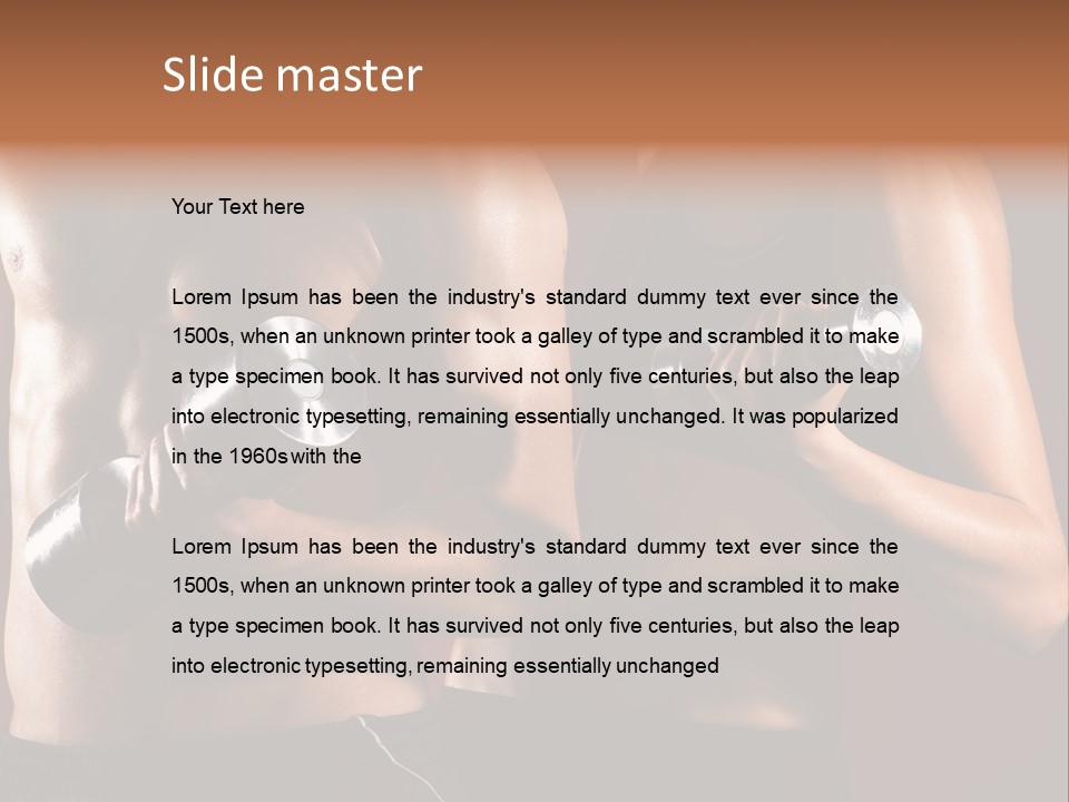 Weight Training PowerPoint Template