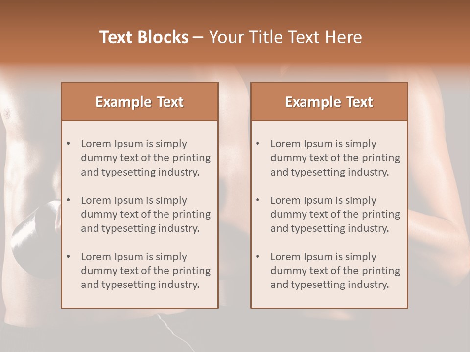 Weight Training PowerPoint Template