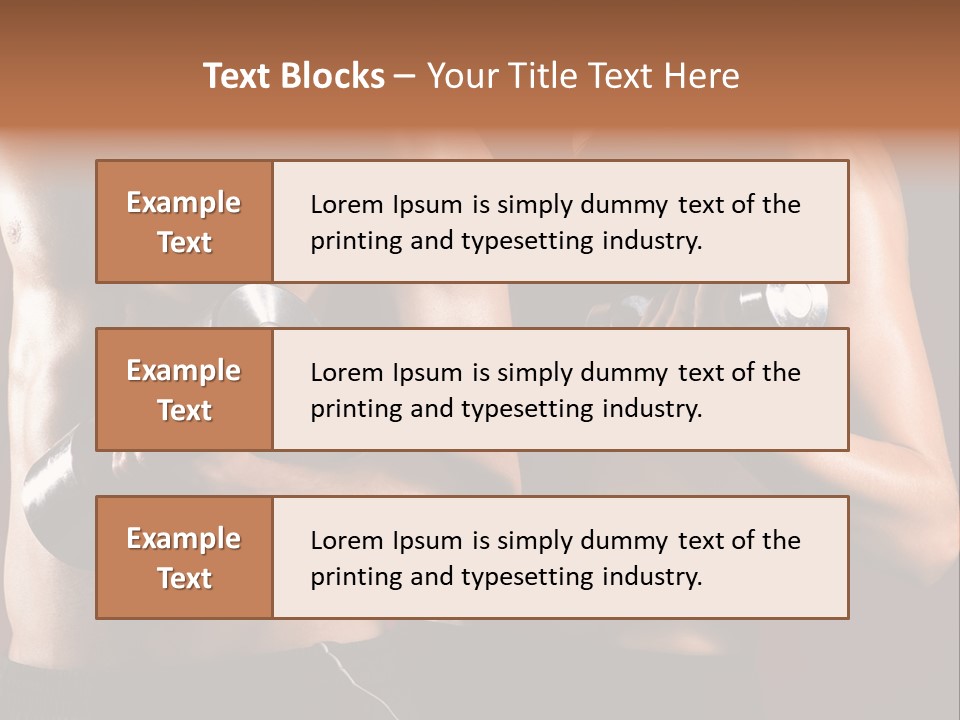 Weight Training PowerPoint Template