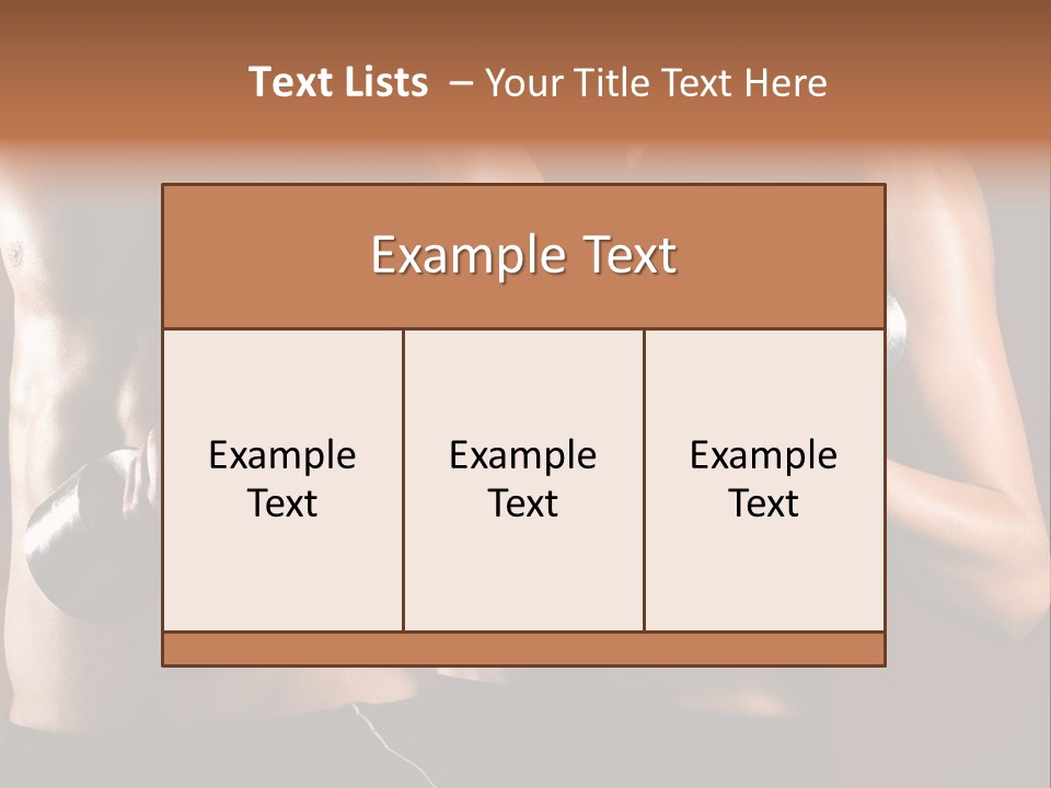 Weight Training PowerPoint Template