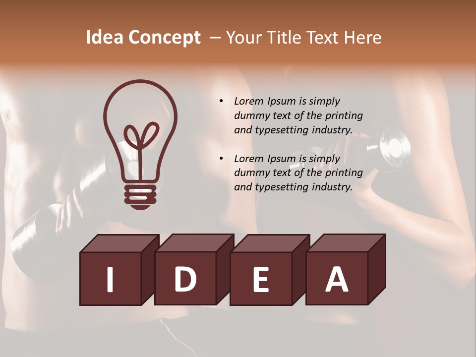 Weight Training PowerPoint Template