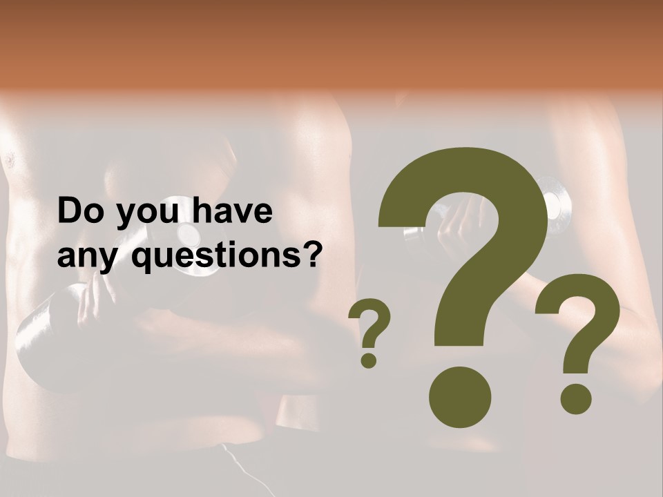 Weight Training PowerPoint Template