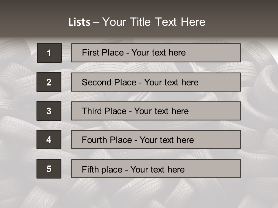 Rotate Tires PowerPoint Template