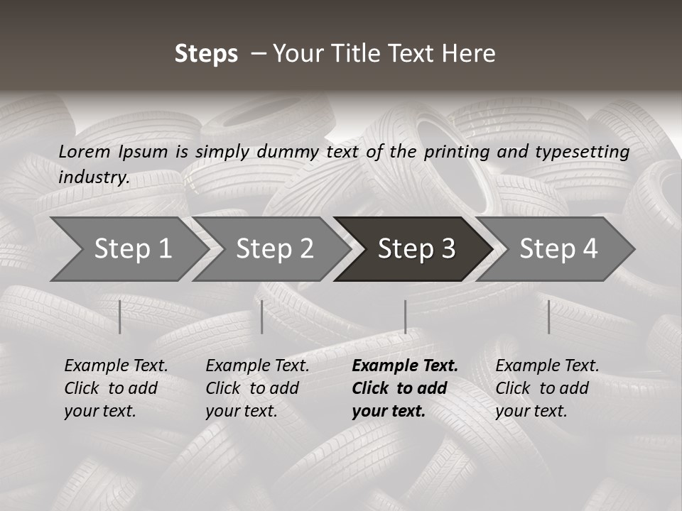 Rotate Tires PowerPoint Template
