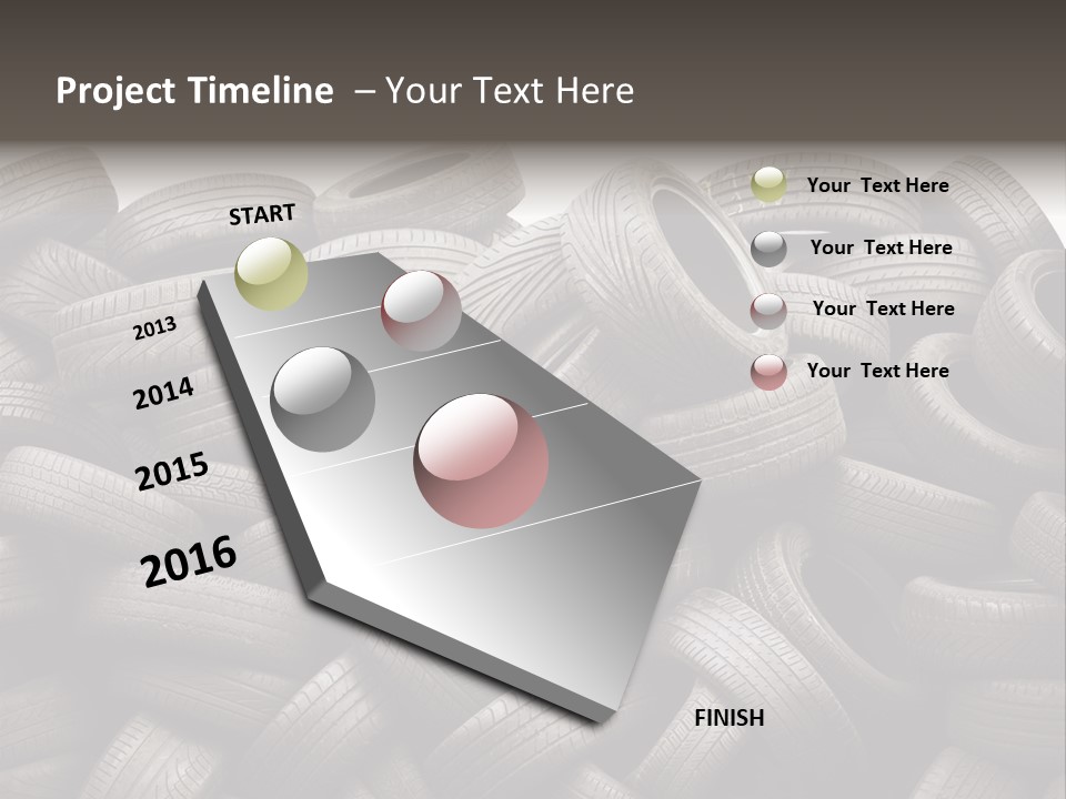 Rotate Tires PowerPoint Template