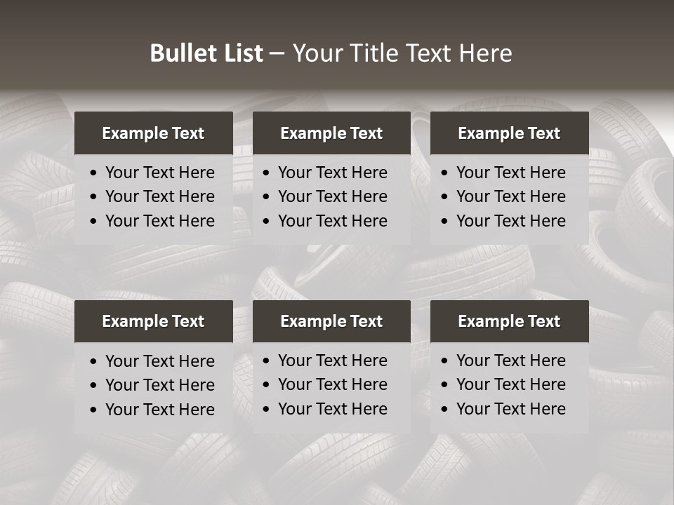 Rotate Tires PowerPoint Template