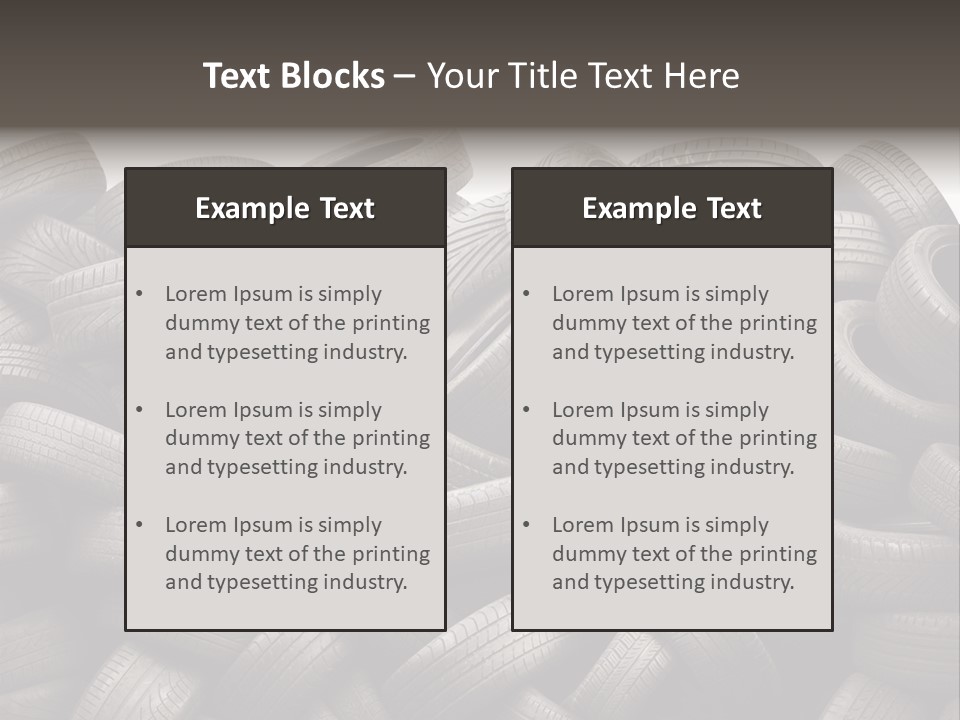Rotate Tires PowerPoint Template