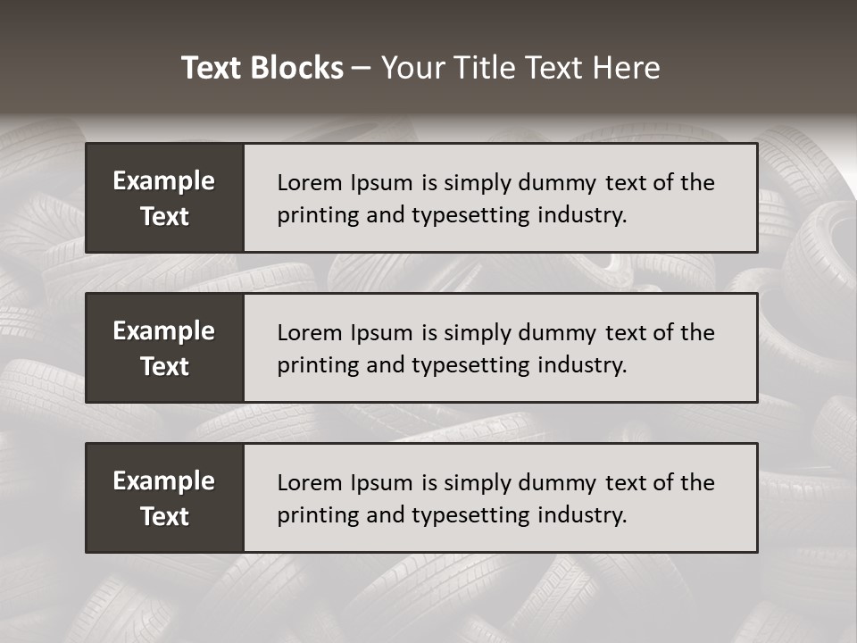 Rotate Tires PowerPoint Template