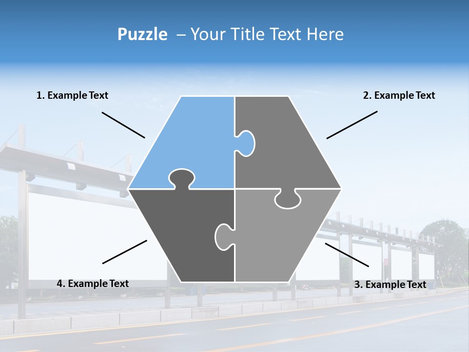 White Sidewalk Site PowerPoint Template