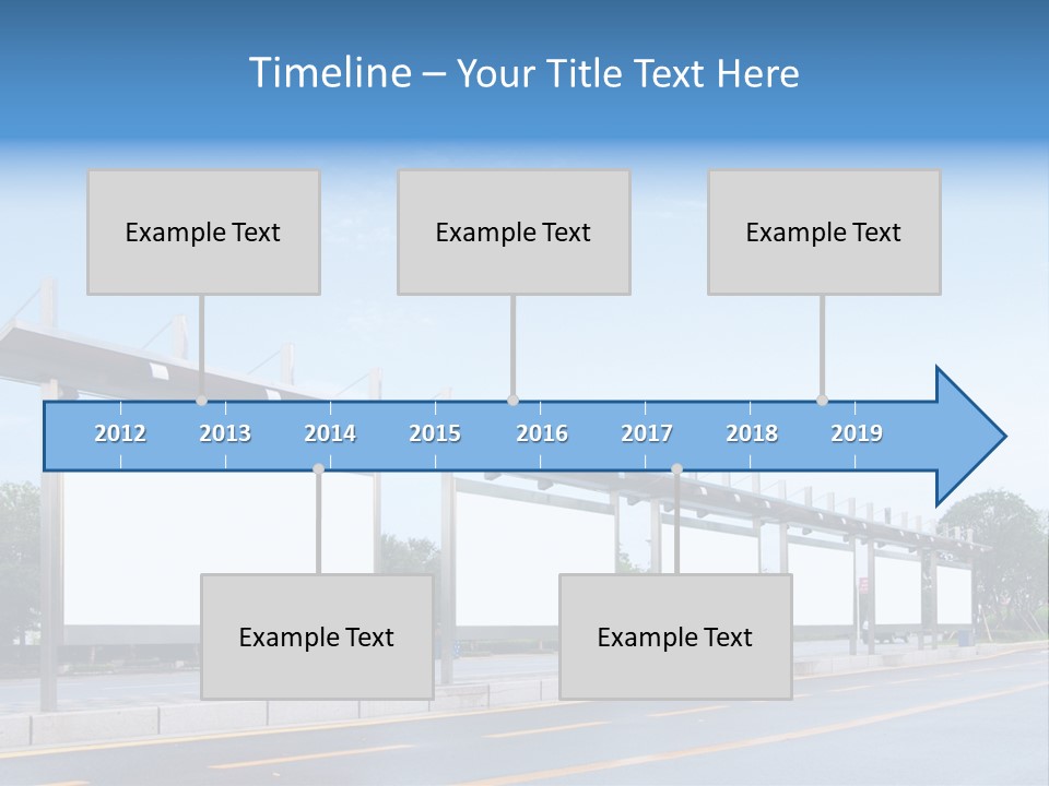 White Sidewalk Site PowerPoint Template
