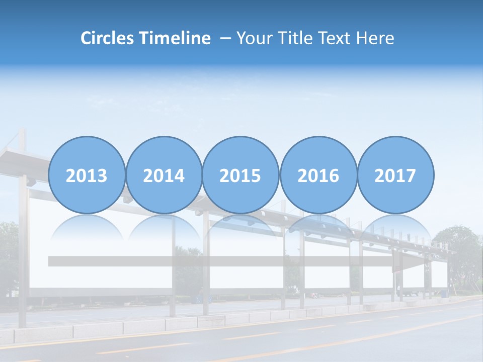 White Sidewalk Site PowerPoint Template