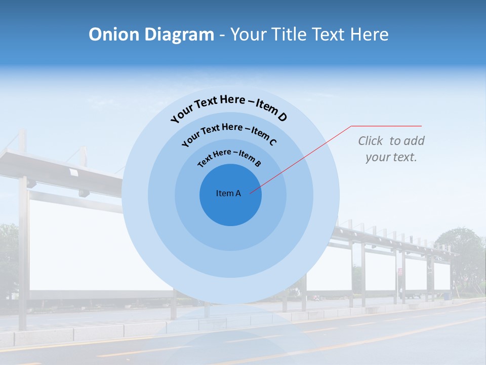 White Sidewalk Site PowerPoint Template