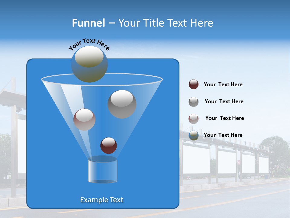 White Sidewalk Site PowerPoint Template